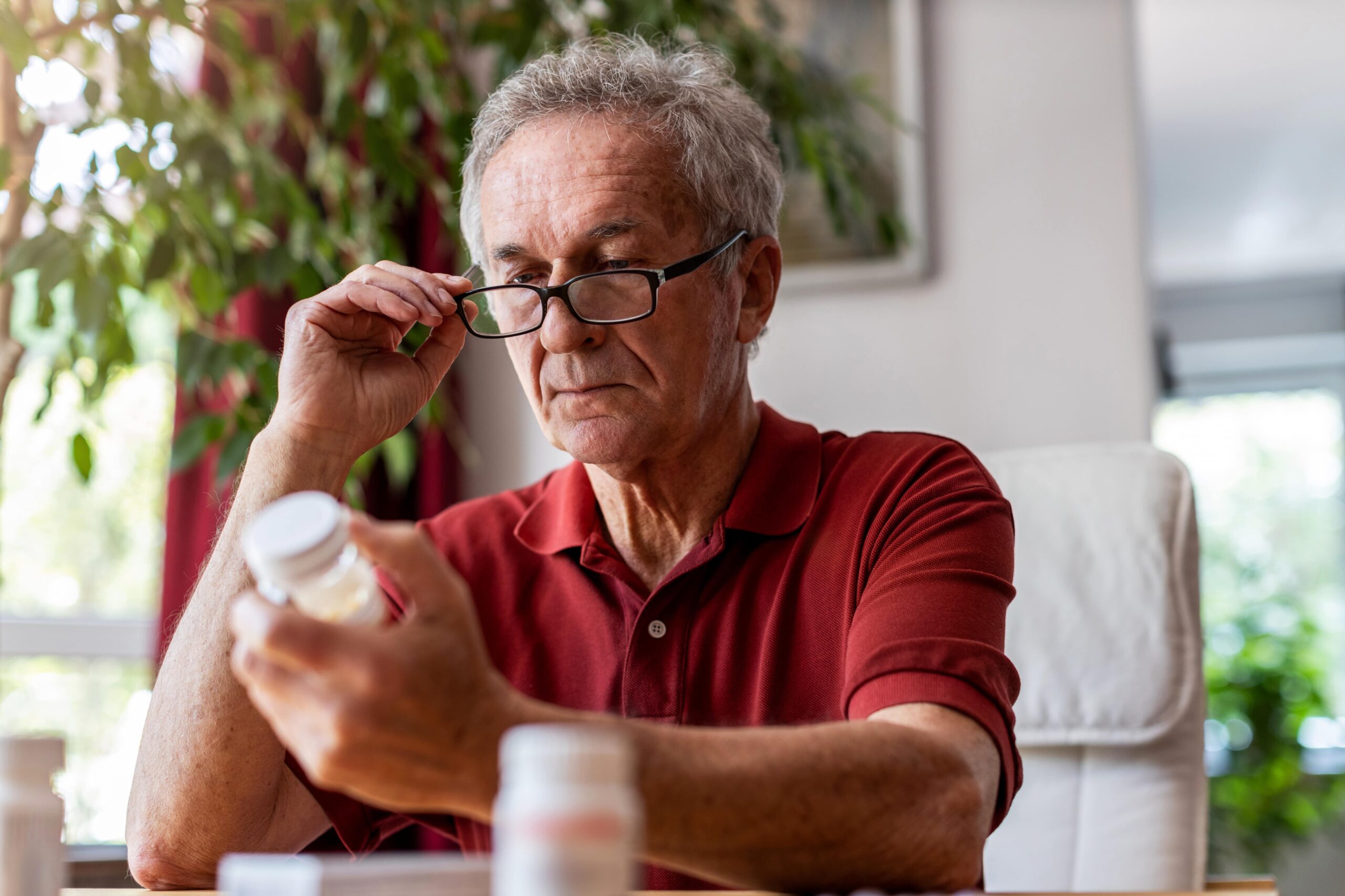 Man looking at his benzo prescription wondering if it is safe